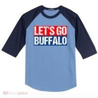 Let's Go Buffalo Raglan Baseball Sleeve Shirt thumb 0