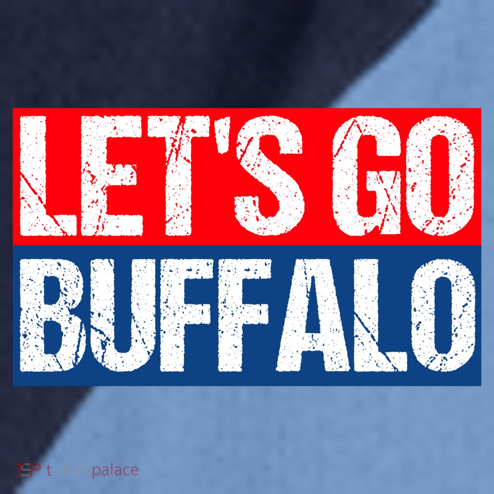 Let's Go Buffalo Raglan Baseball Sleeve Shirt