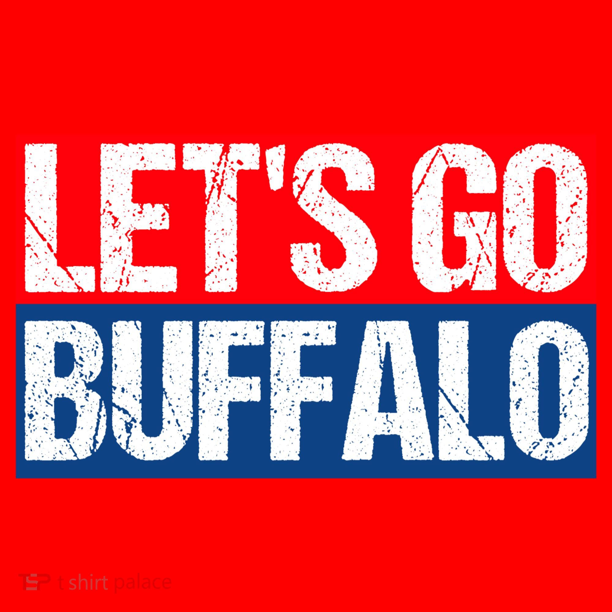 Let's Go Buffalo Santa Hat