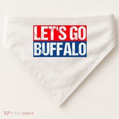 Let's Go Buffalo USA-Made Doggie Bandana
