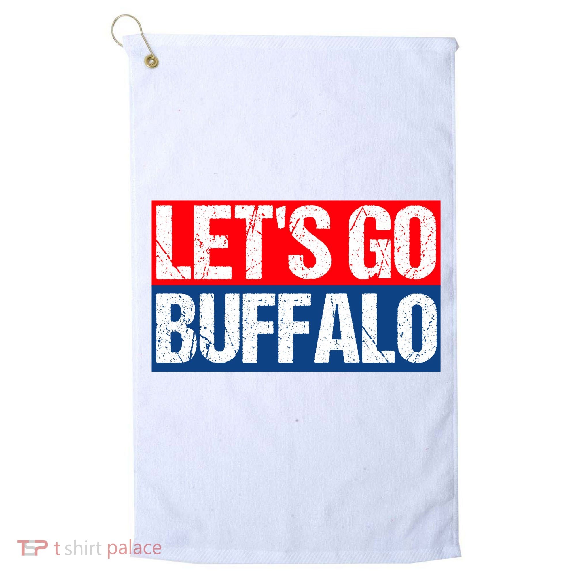 Let's Go Buffalo Golf Towel