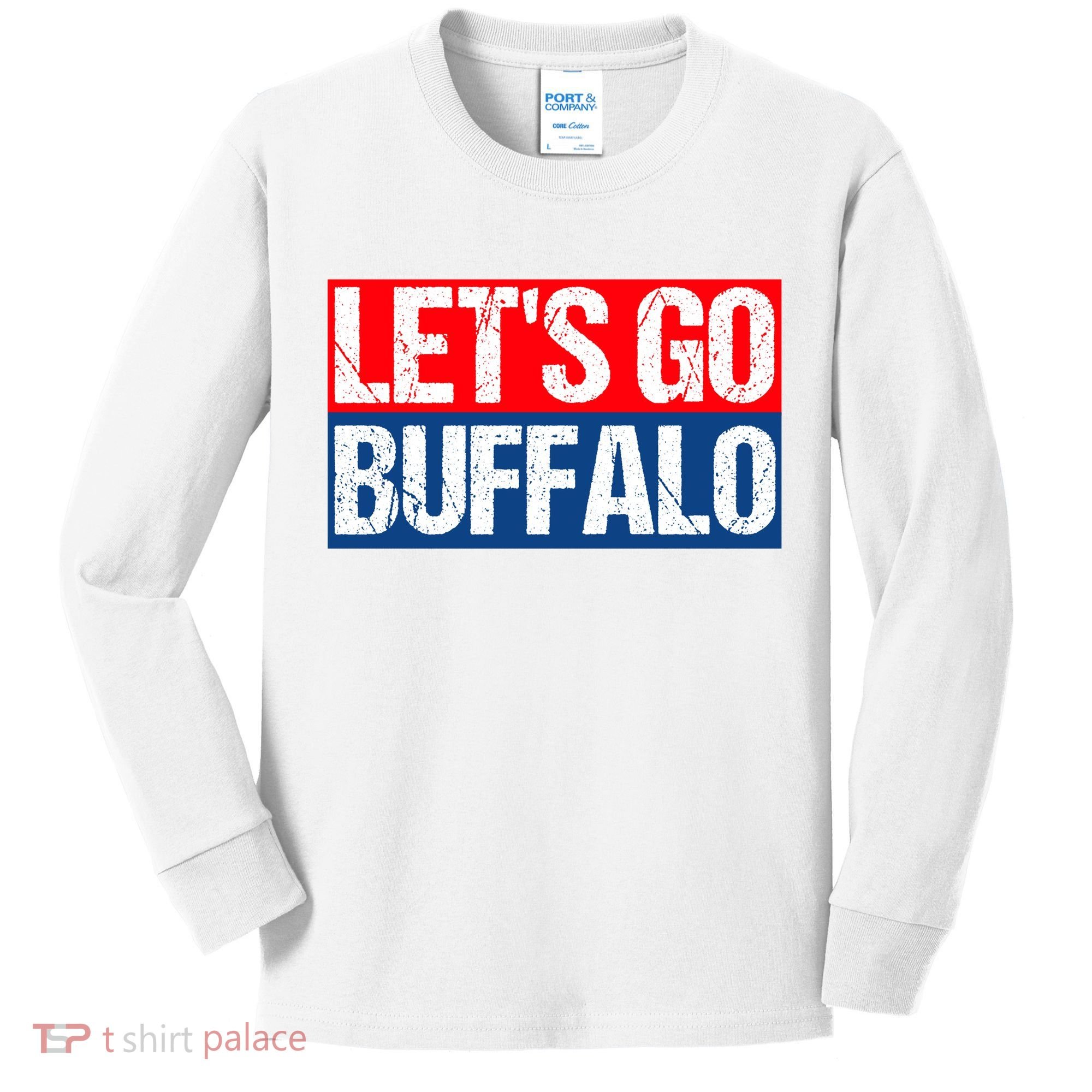 Let's Go Buffalo Kids Long Sleeve Shirt