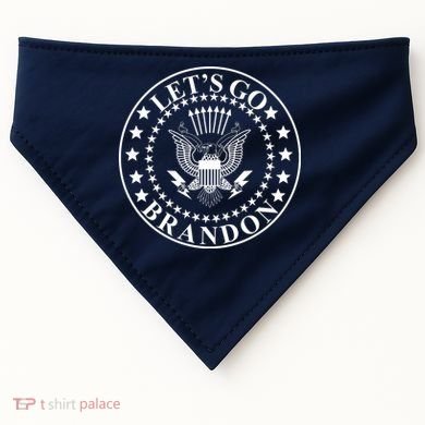 Let's Go Brandon American Seal USA-Made Doggie Bandana