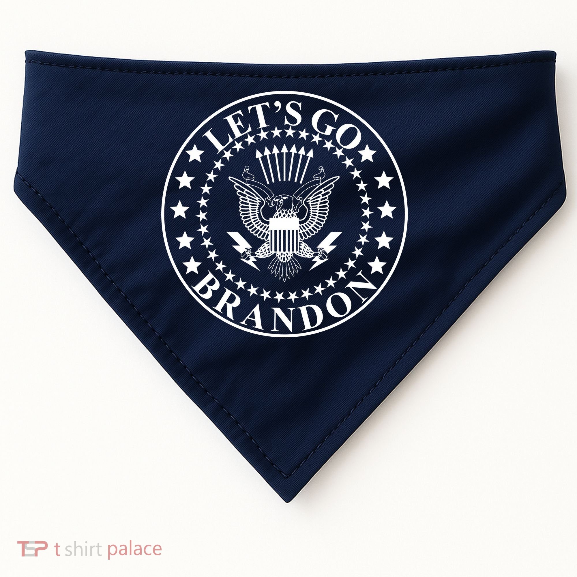 Let's Go Brandon American Seal USA-Made Doggie Bandana