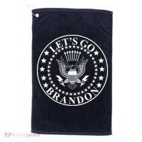 Let's Go Brandon American Seal Golf Towel thumb 0