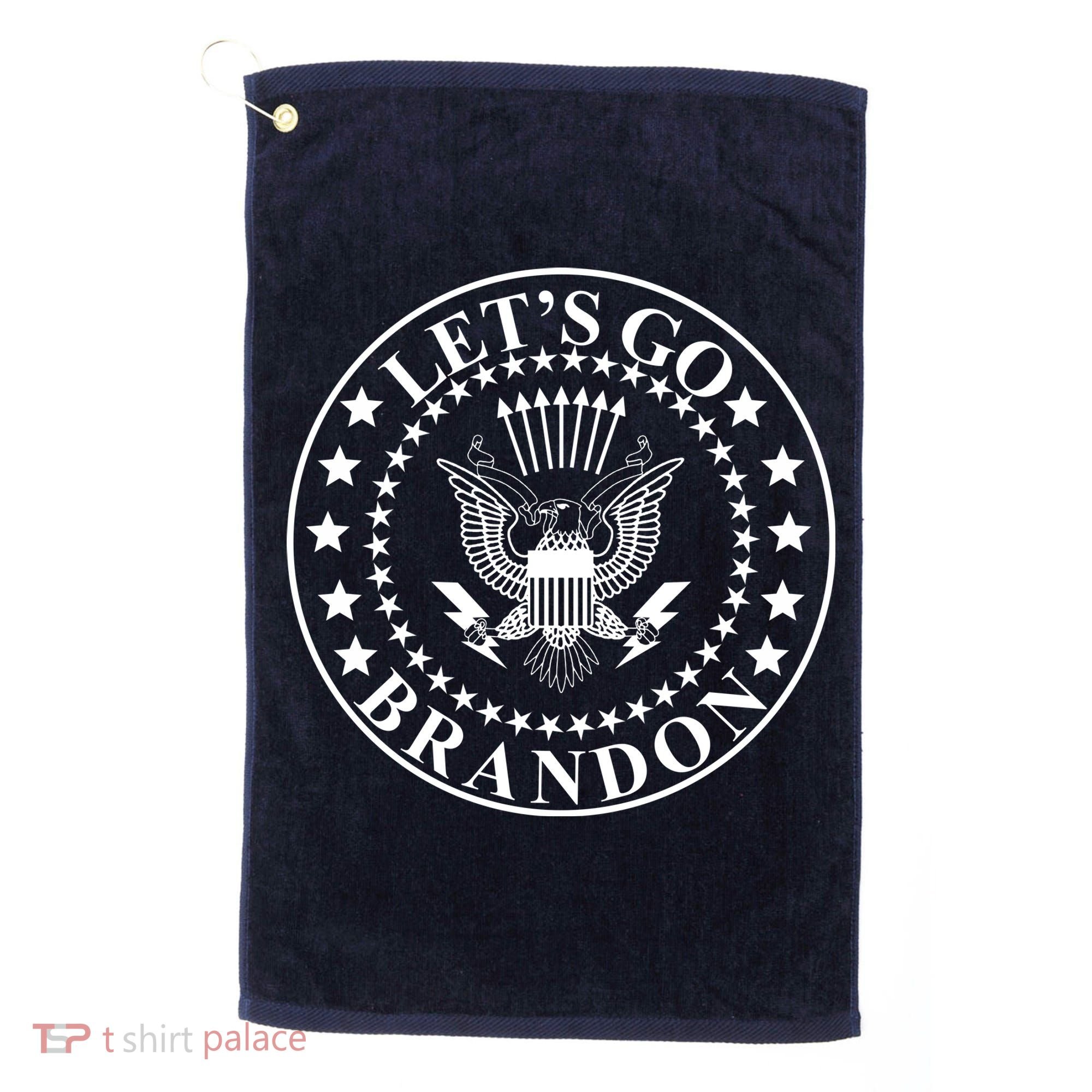 Let's Go Brandon American Seal Golf Towel