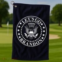 Let's Go Brandon American Seal Golf Towel thumb 1