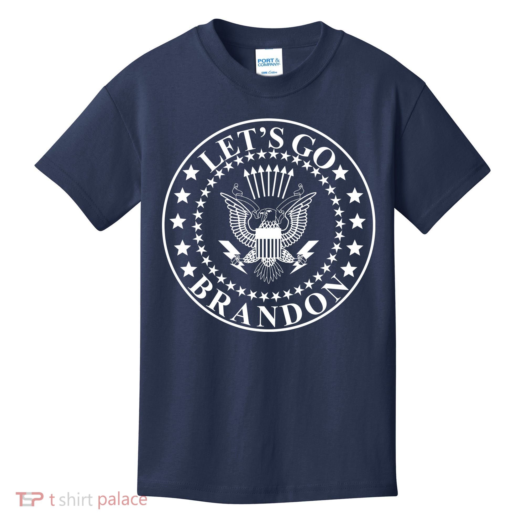 Let's Go Brandon American Seal Kids T-Shirt