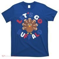 Lets Go Buffalo Turkey Football Thanksgiving Funny Funny T-Shirt thumb 0
