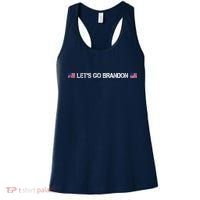 Let's Go Brandon Simple USA Flag Logo Women's Tank Top thumb 0
