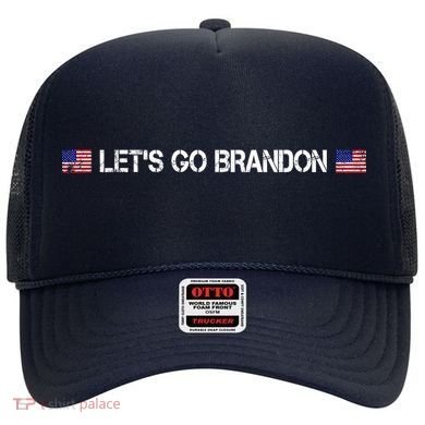 Let's Go Brandon Simple USA Flag Logo Hat