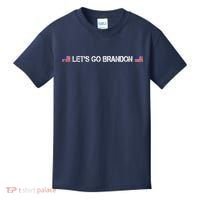 Let's Go Brandon Simple USA Flag Logo Kids T-Shirt thumb 0