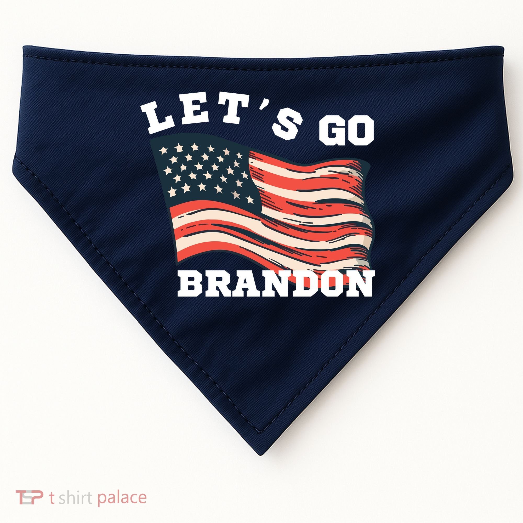 LetS Go Brandon USA-Made Doggie Bandana