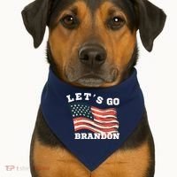 LetS Go Brandon USA-Made Doggie Bandana thumb 1