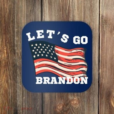 LetS Go Brandon Coaster