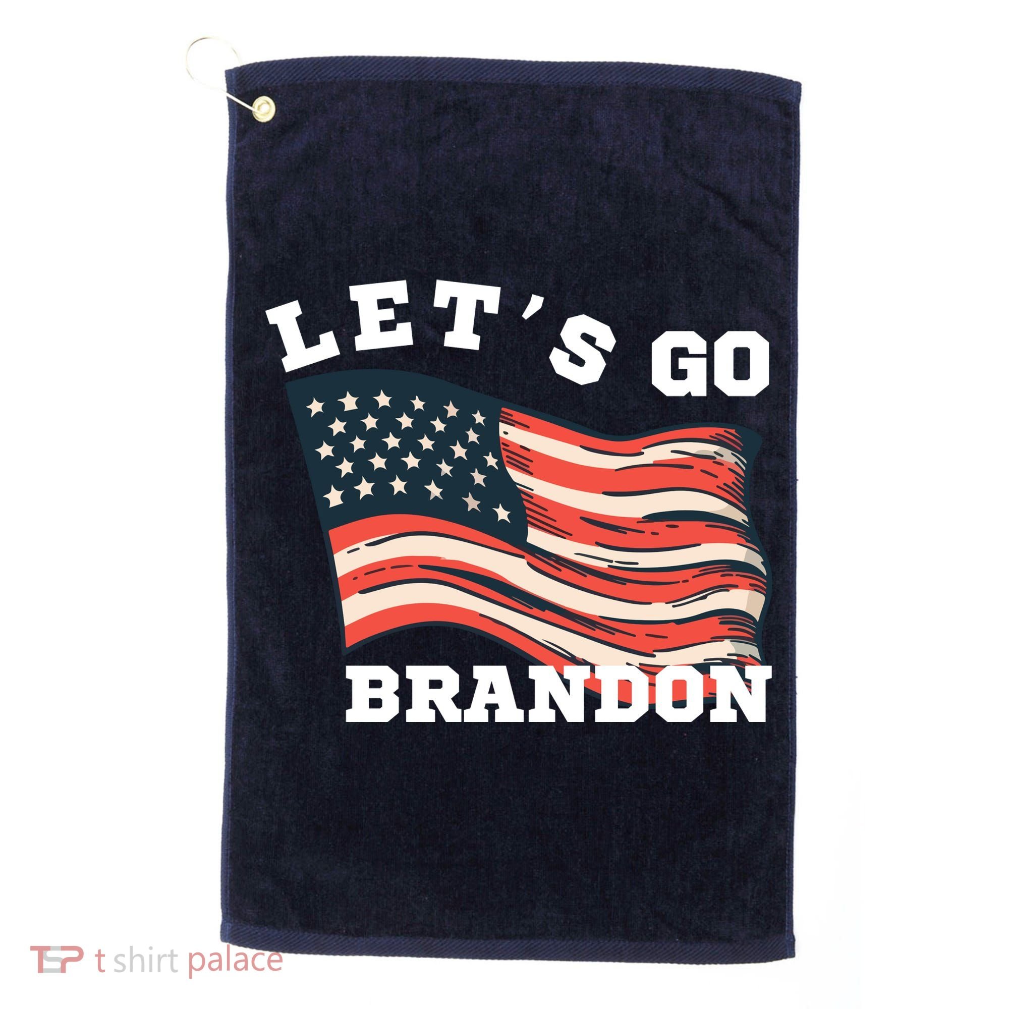 LetS Go Brandon Golf Towel