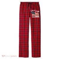LetS Go Brandon Men's Flannel Plaid Pajama Pants thumb 0
