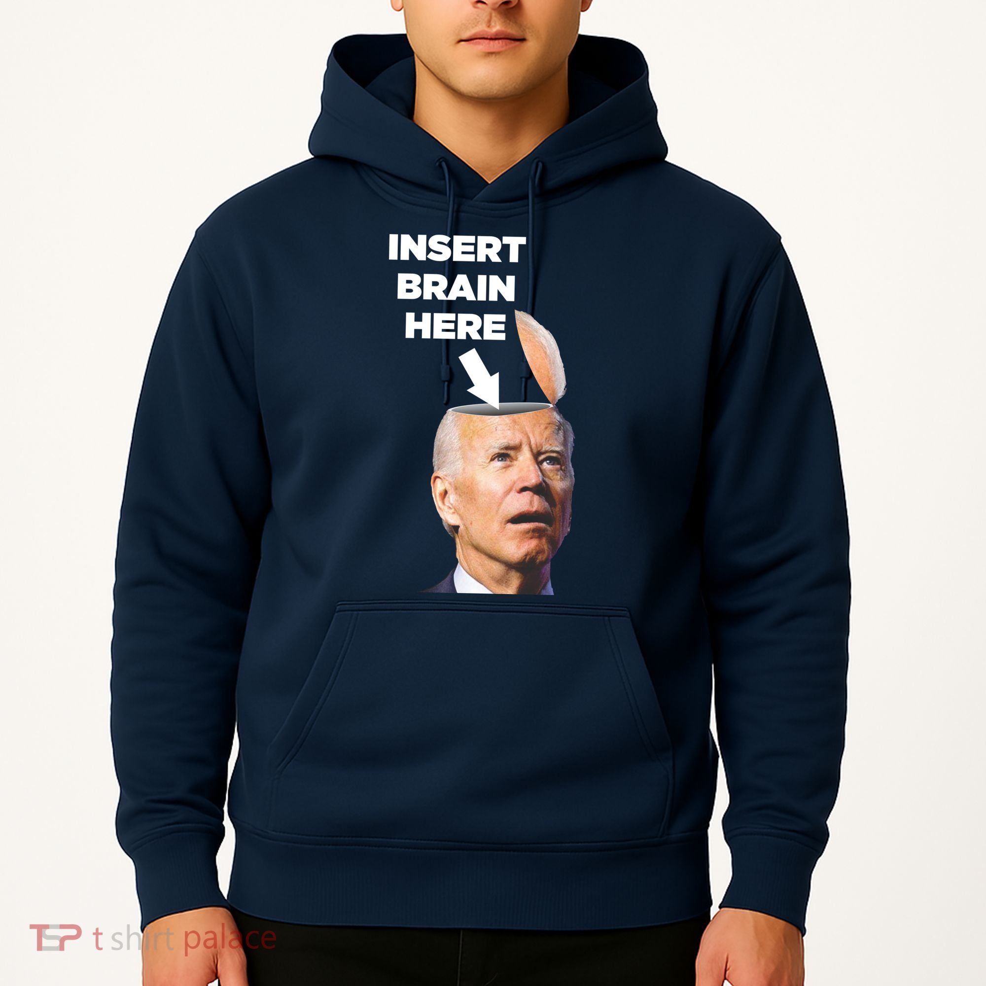 Let's Go Brandon Insert Brain Here Hoodie