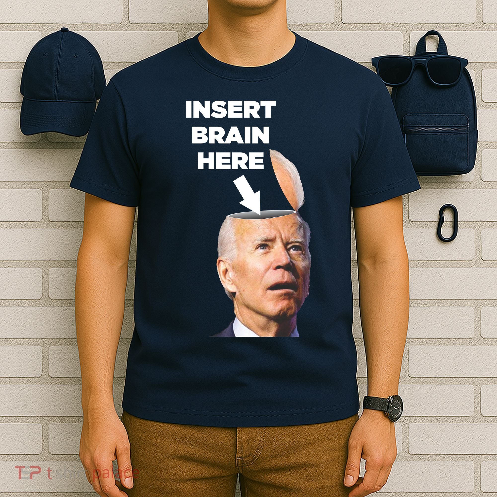 Let's Go Brandon Insert Brain Here T-Shirt