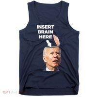 Let's Go Brandon Insert Brain Here Tank Top thumb 0