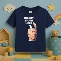 Let's Go Brandon Insert Brain Here Toddler T-Shirt thumb 3