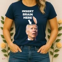 Let's Go Brandon Insert Brain Here Women's T-Shirt thumb 2