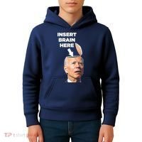 Let's Go Brandon Insert Brain Here Kids Hoodie thumb 4