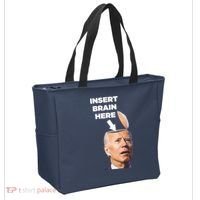 Let's Go Brandon Insert Brain Here Tote Bag thumb 2