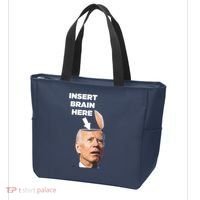 Let's Go Brandon Insert Brain Here Tote Bag thumb 3