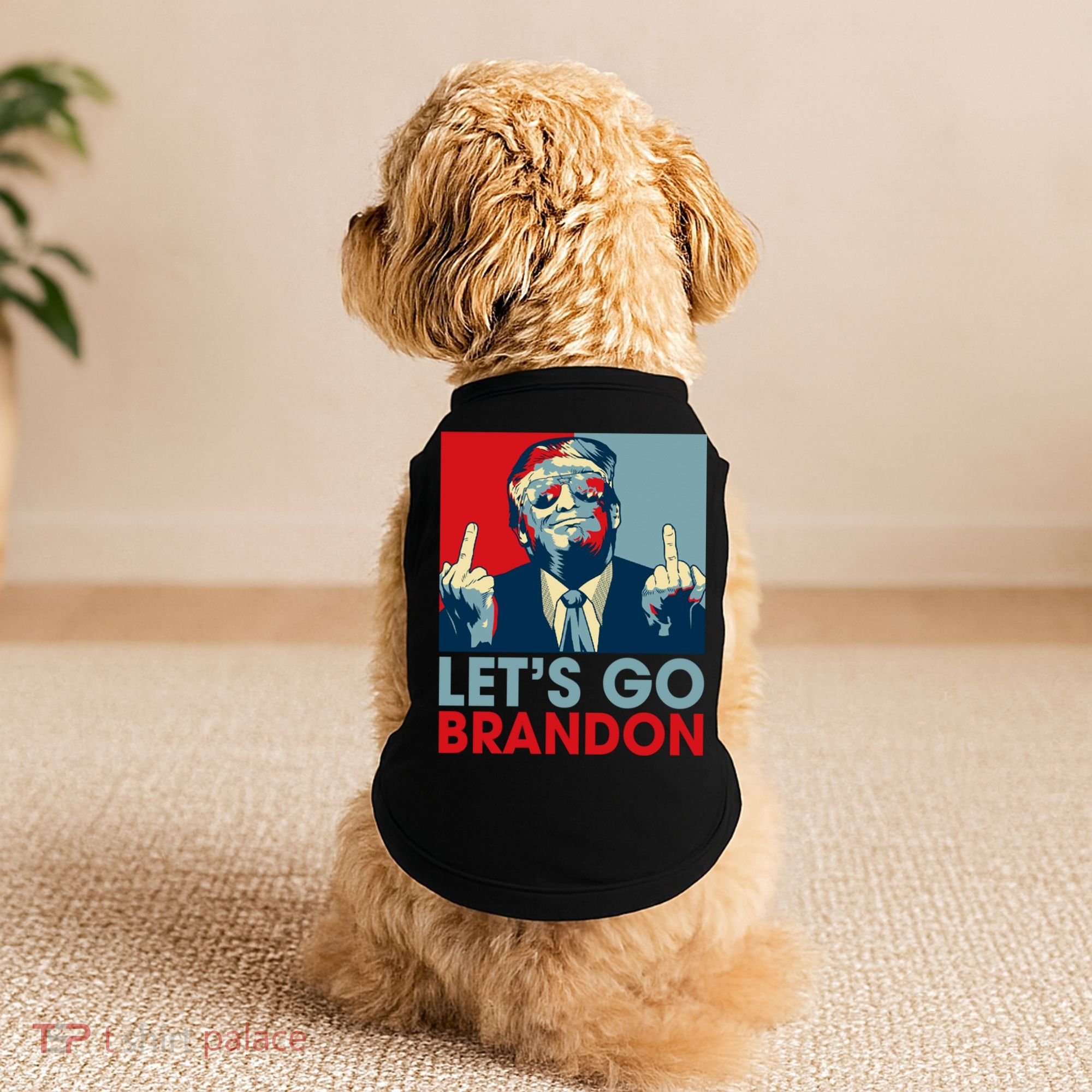 Let's Go Brandon Conservative Anti Liberal Doggie Tank