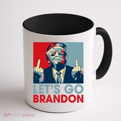 Let's Go Brandon Conservative Anti Liberal Coffee Mug back