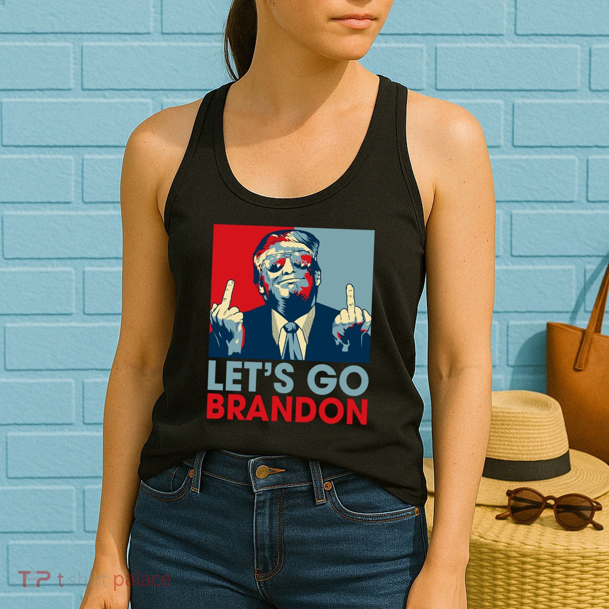 Let's Go Brandon Conservative Anti Liberal Women's Tank Top