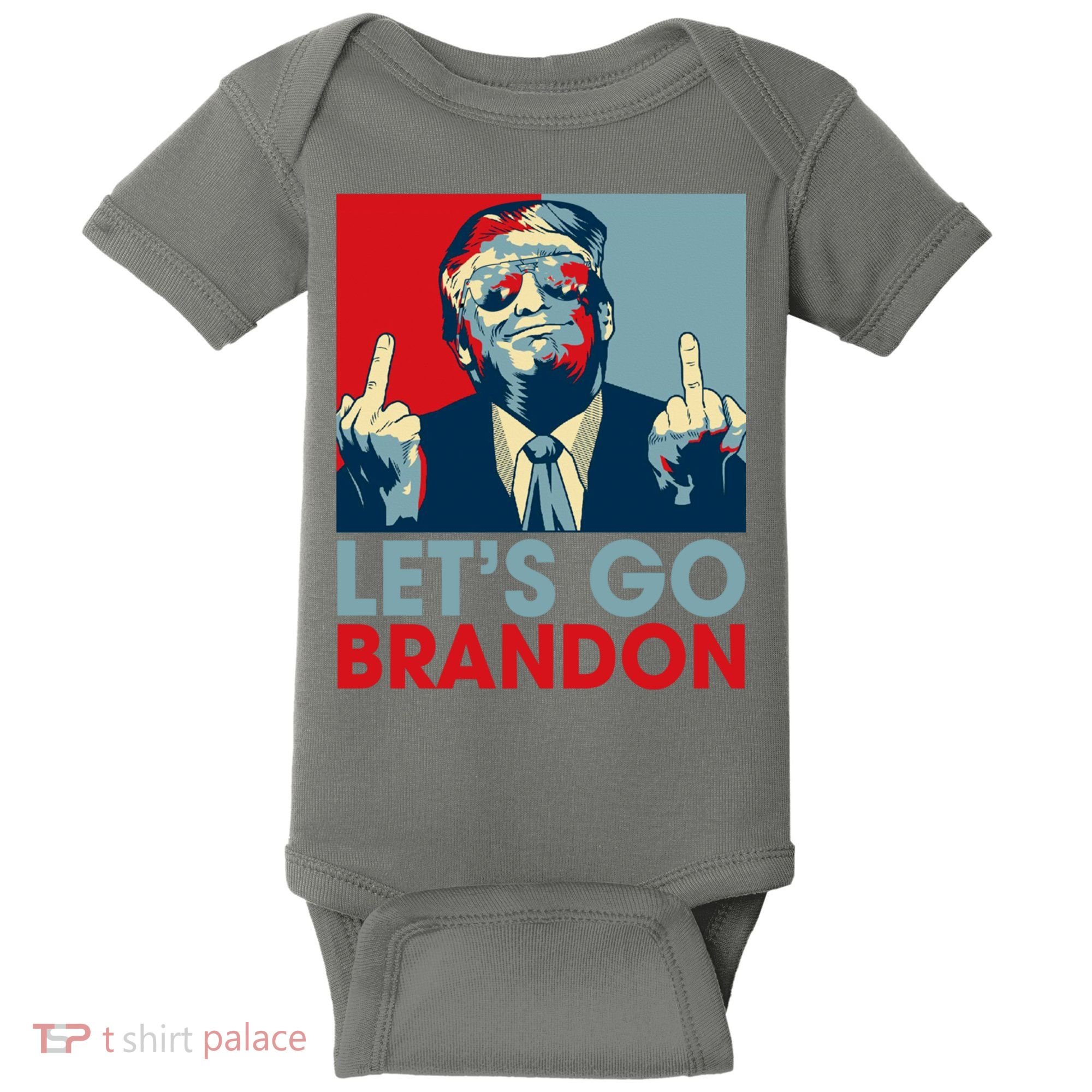 Let's Go Brandon Conservative Anti Liberal Baby Bodysuit