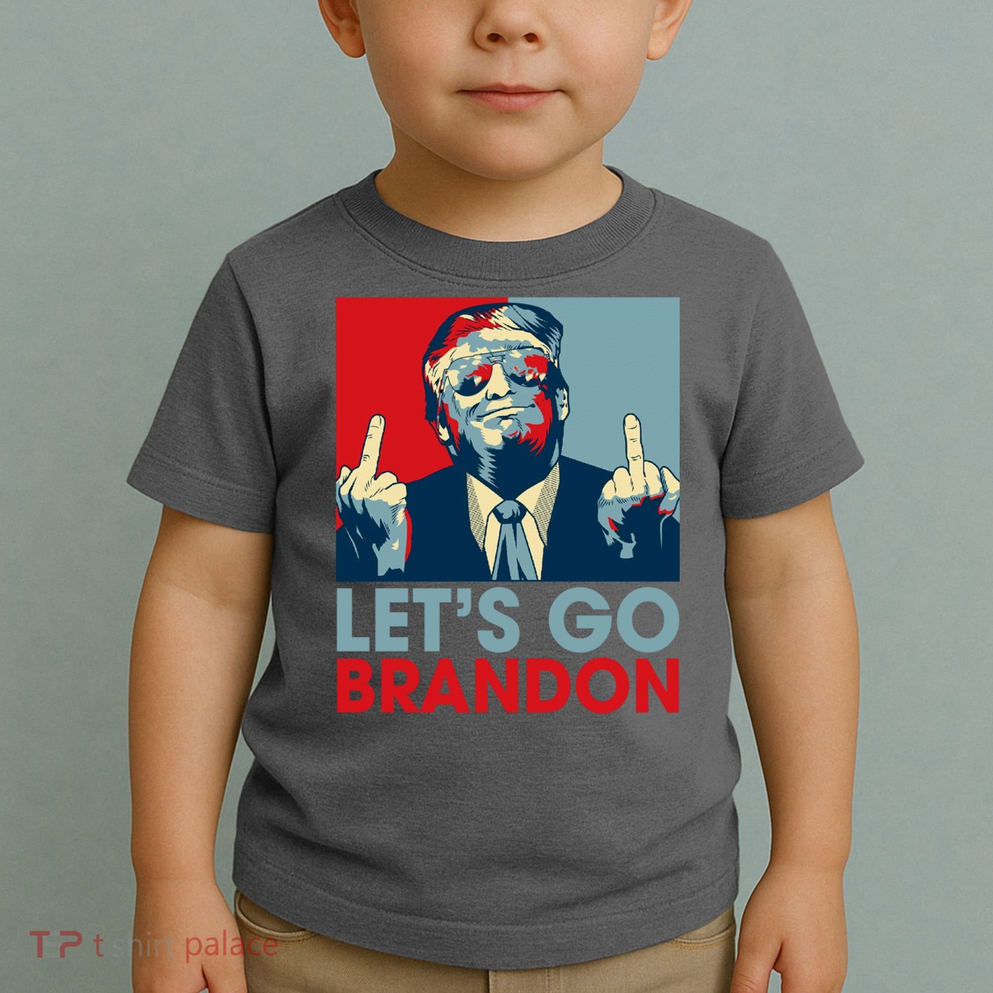 Let's Go Brandon Conservative Anti Liberal Toddler T-Shirt