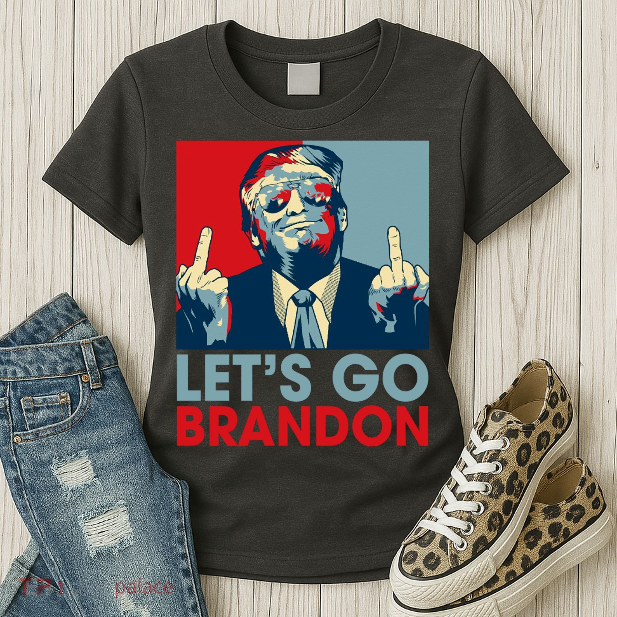 Let's Go Brandon Conservative Anti Liberal Women's T-Shirt