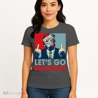 Let's Go Brandon Conservative Anti Liberal Women's T-Shirt thumb 4