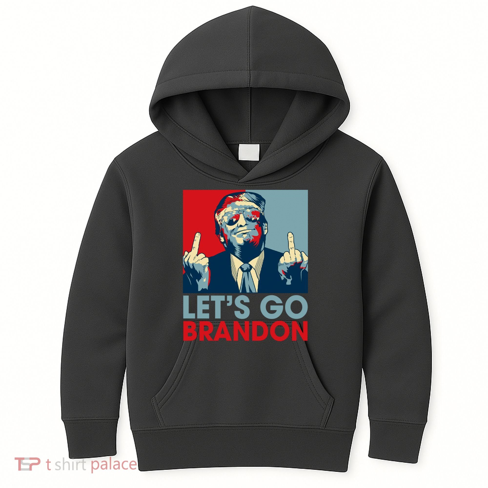 Let's Go Brandon Conservative Anti Liberal Kids Hoodie