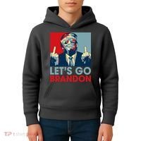 Let's Go Brandon Conservative Anti Liberal Kids Hoodie thumb 4