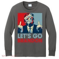 Let's Go Brandon Conservative Anti Liberal Kids Long Sleeve Shirt thumb 0