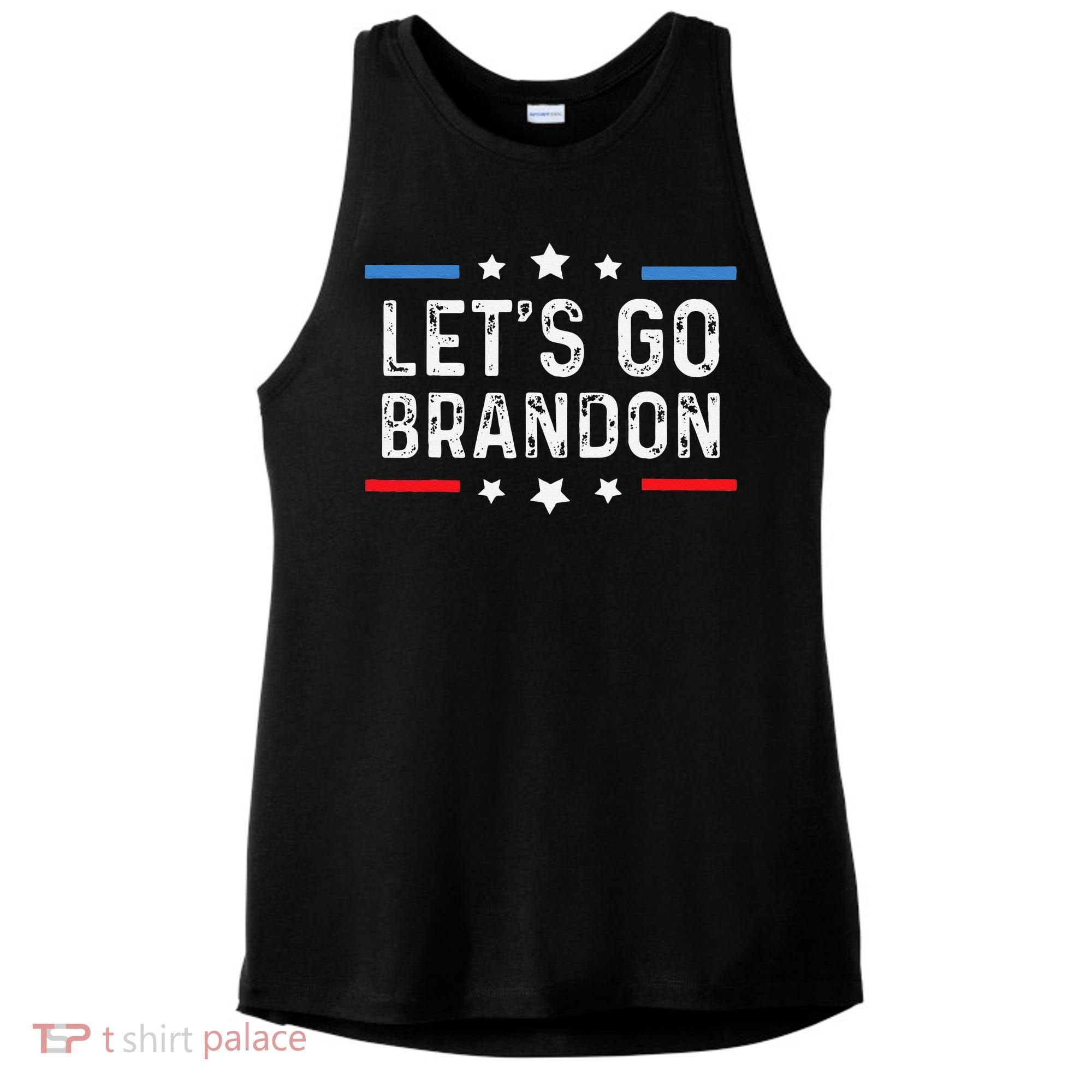 Lets Go Brandon Lets Go Brandon Funny Ladies PosiCharge Tri-Blend Wicking Tank