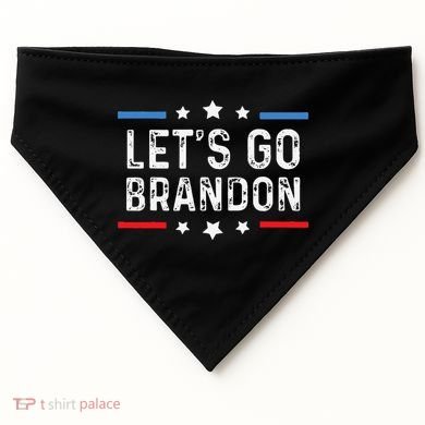 Lets Go Brandon Lets Go Brandon Funny USA-Made Doggie Bandana