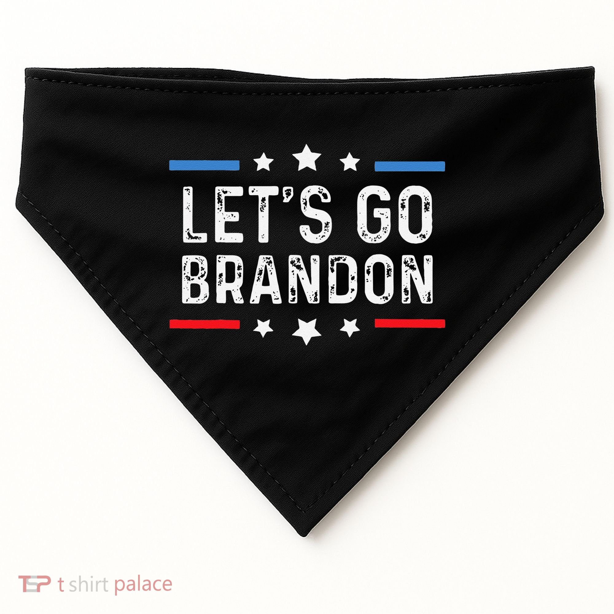 Lets Go Brandon Lets Go Brandon Funny USA-Made Doggie Bandana