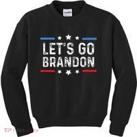Lets Go Brandon Lets Go Brandon Funny Kids Sweatshirt thumb 0