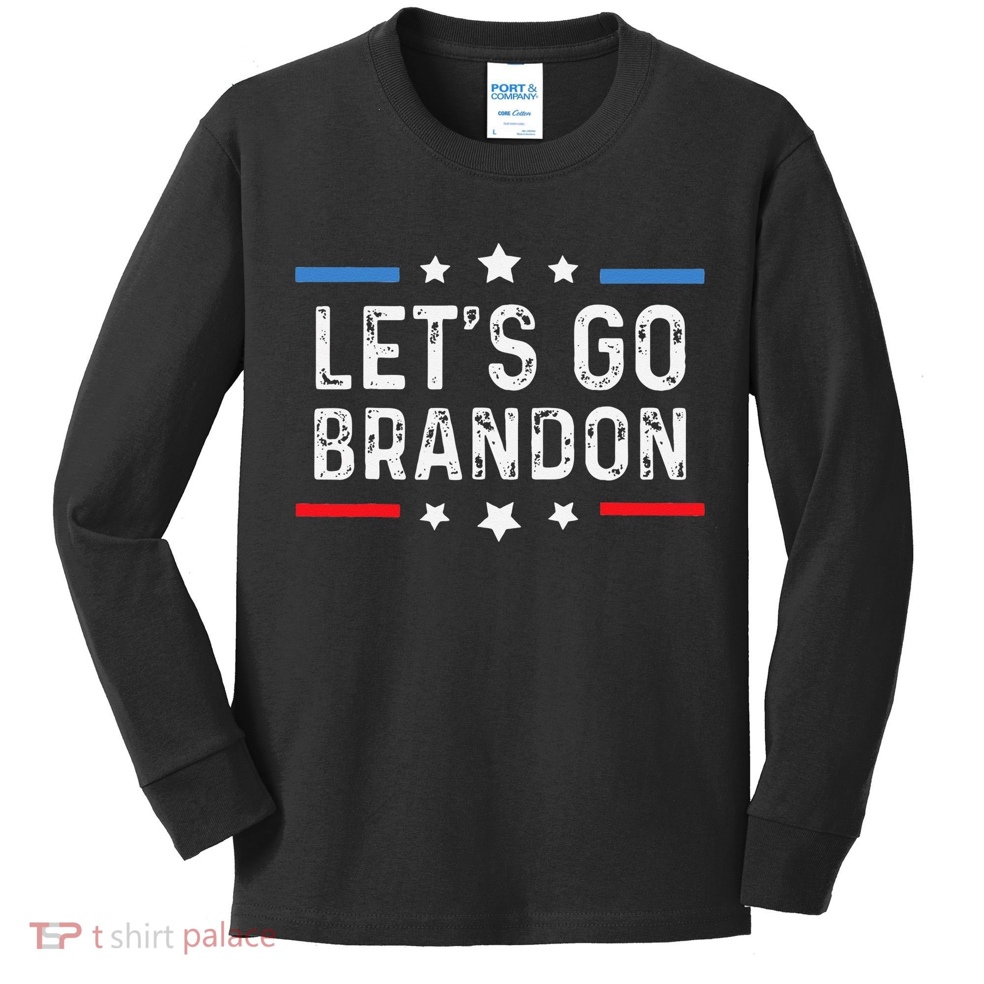 Lets Go Brandon Lets Go Brandon Funny Kids Long Sleeve Shirt