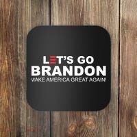 Let's Go Brandon Make American Great Again Coaster thumb 0