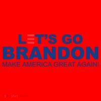 Let's Go Brandon Make American Great Again Santa Hat thumb 1