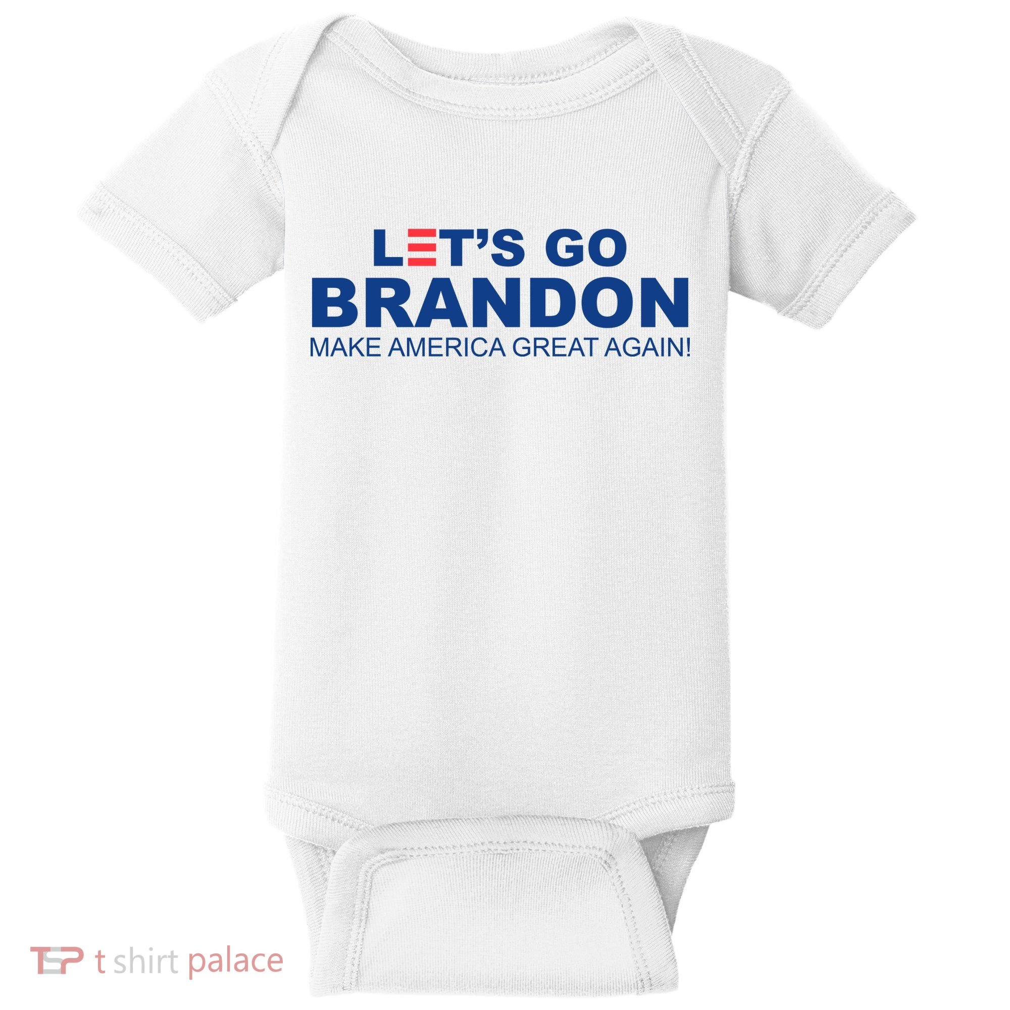 Let's Go Brandon Make American Great Again Baby Bodysuit