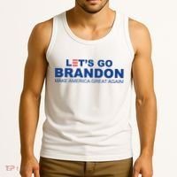 Let's Go Brandon Make American Great Again Tank Top thumb 3