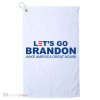 Let's Go Brandon Make American Great Again Golf Towel thumb 0