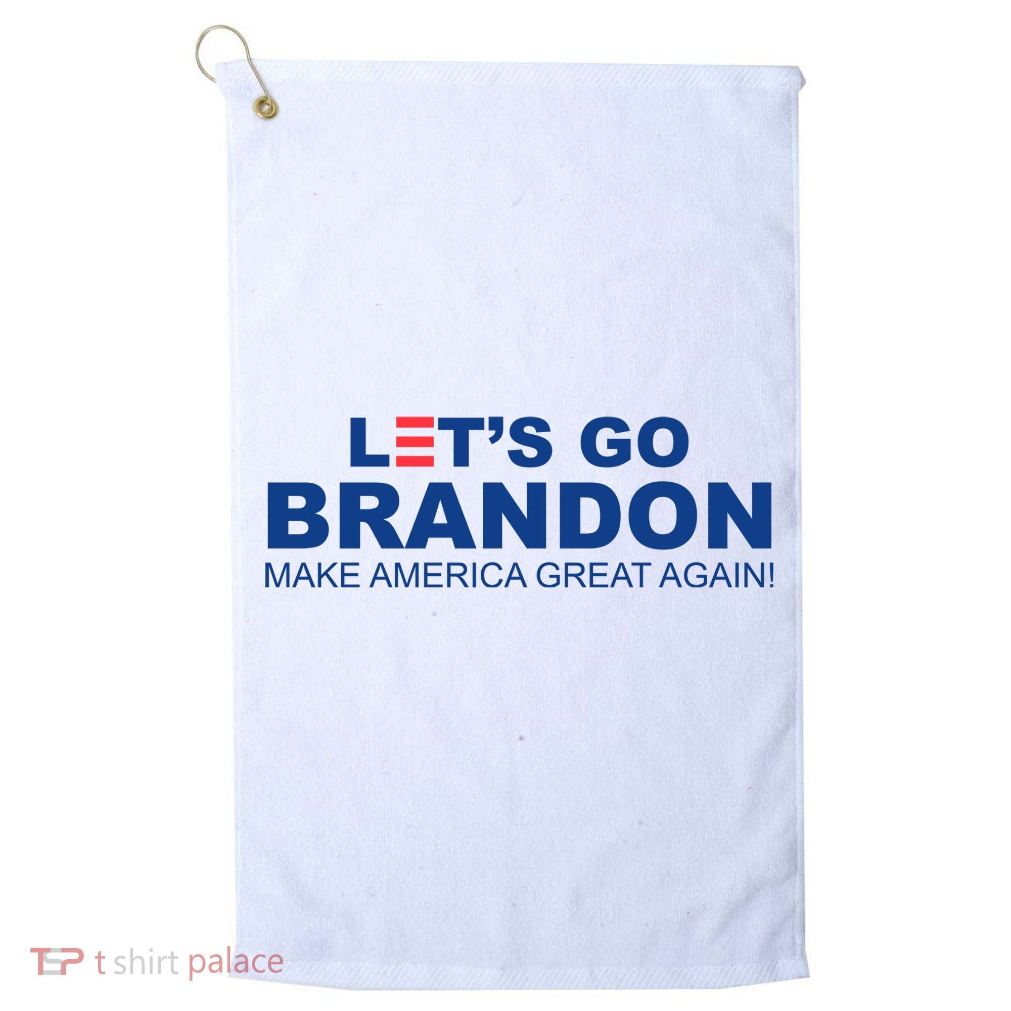 Let's Go Brandon Make American Great Again Golf Towel